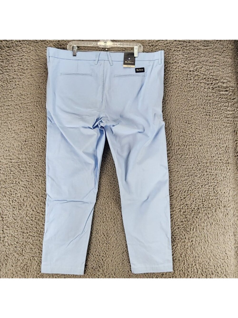 Ben Sherman Pants Mens 40x32 Blue Stretch Slim Fit *NWT* - Picture 10 of 15